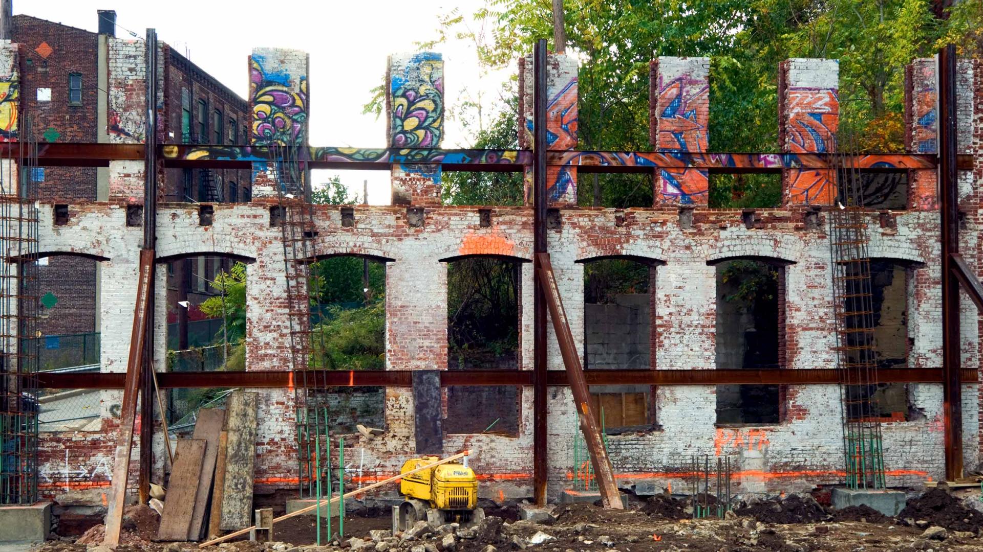 The Cliffs - before photo of restored facade