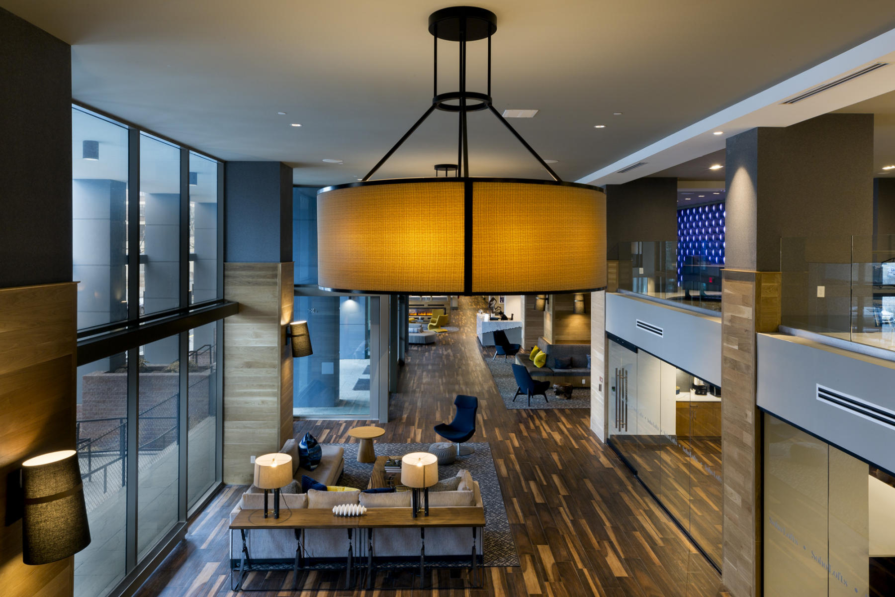 Interior design of the Soho Lofts project