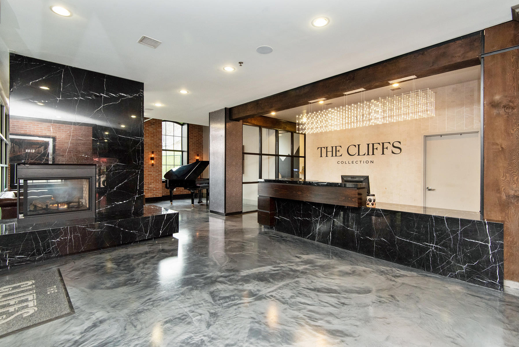 Interior design of The CLIFFS project