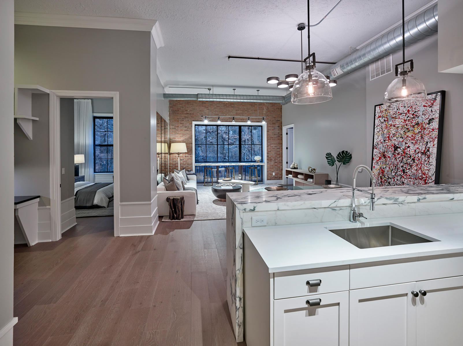Interior design of The CLIFFS project