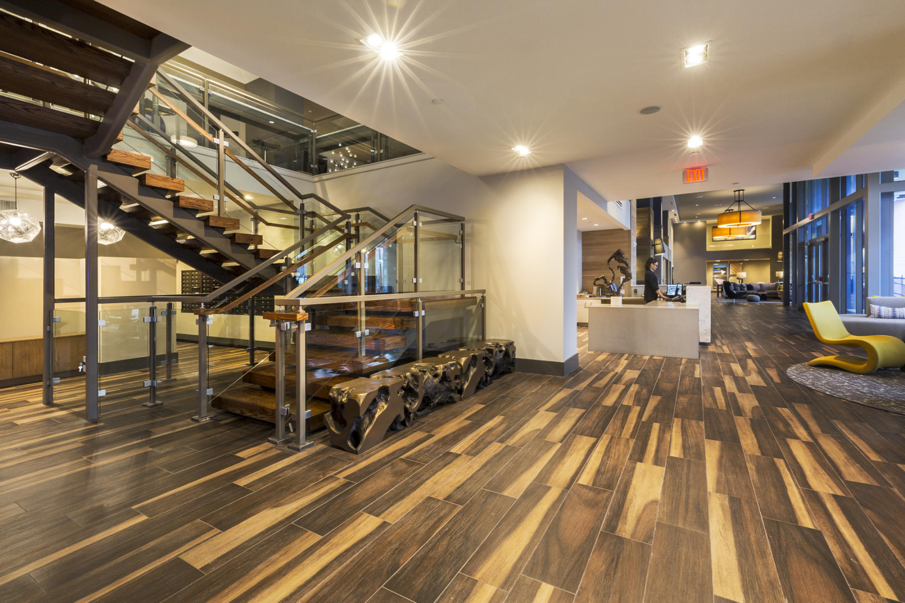 Interior design of the Soho Lofts project