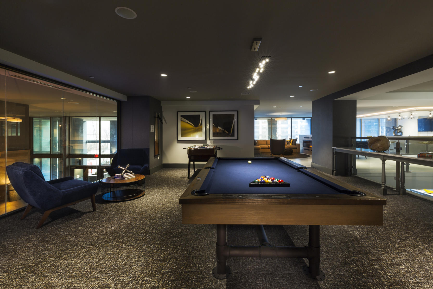 Interior design of the Soho Lofts project