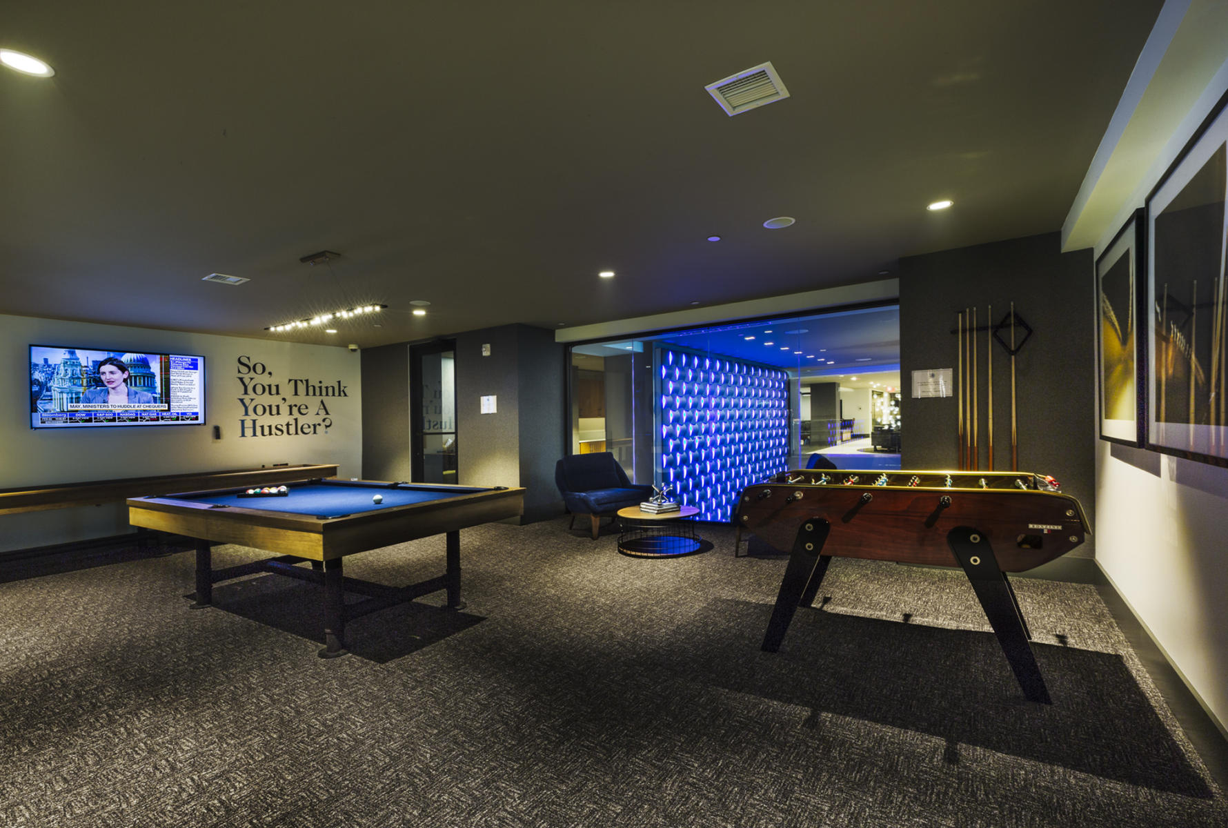 Interior design of the Soho Lofts project