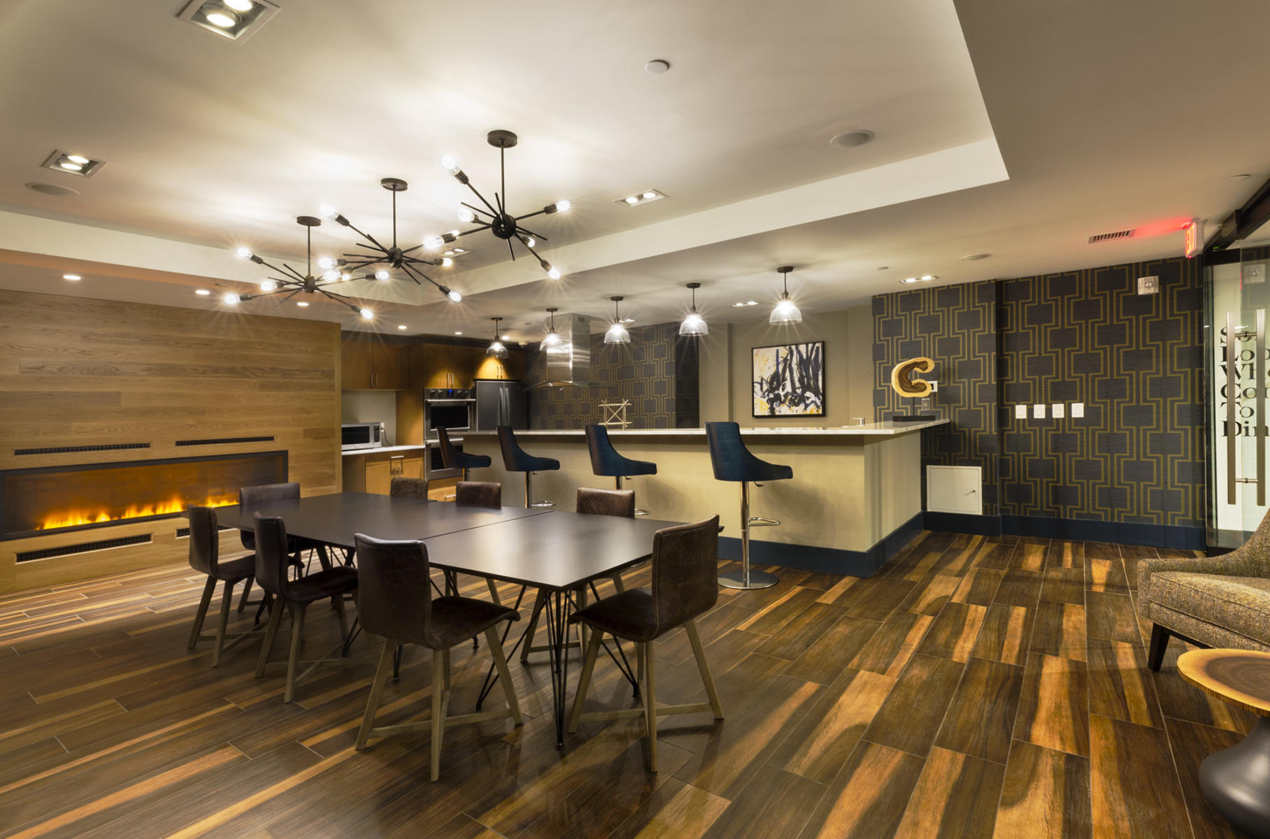 Interior design of the Soho Lofts  project