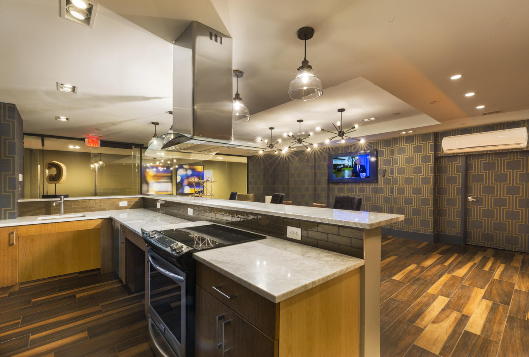Interior design of the Soho Lofts project