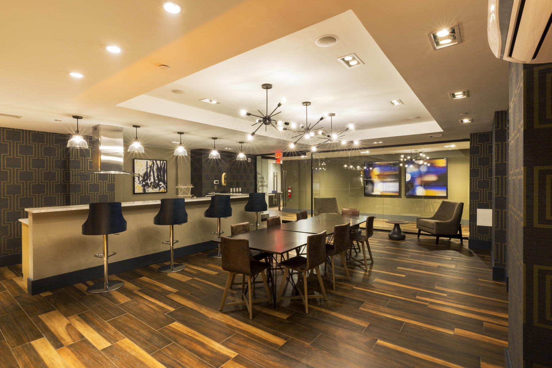 Interior design of the Soho Lofts project