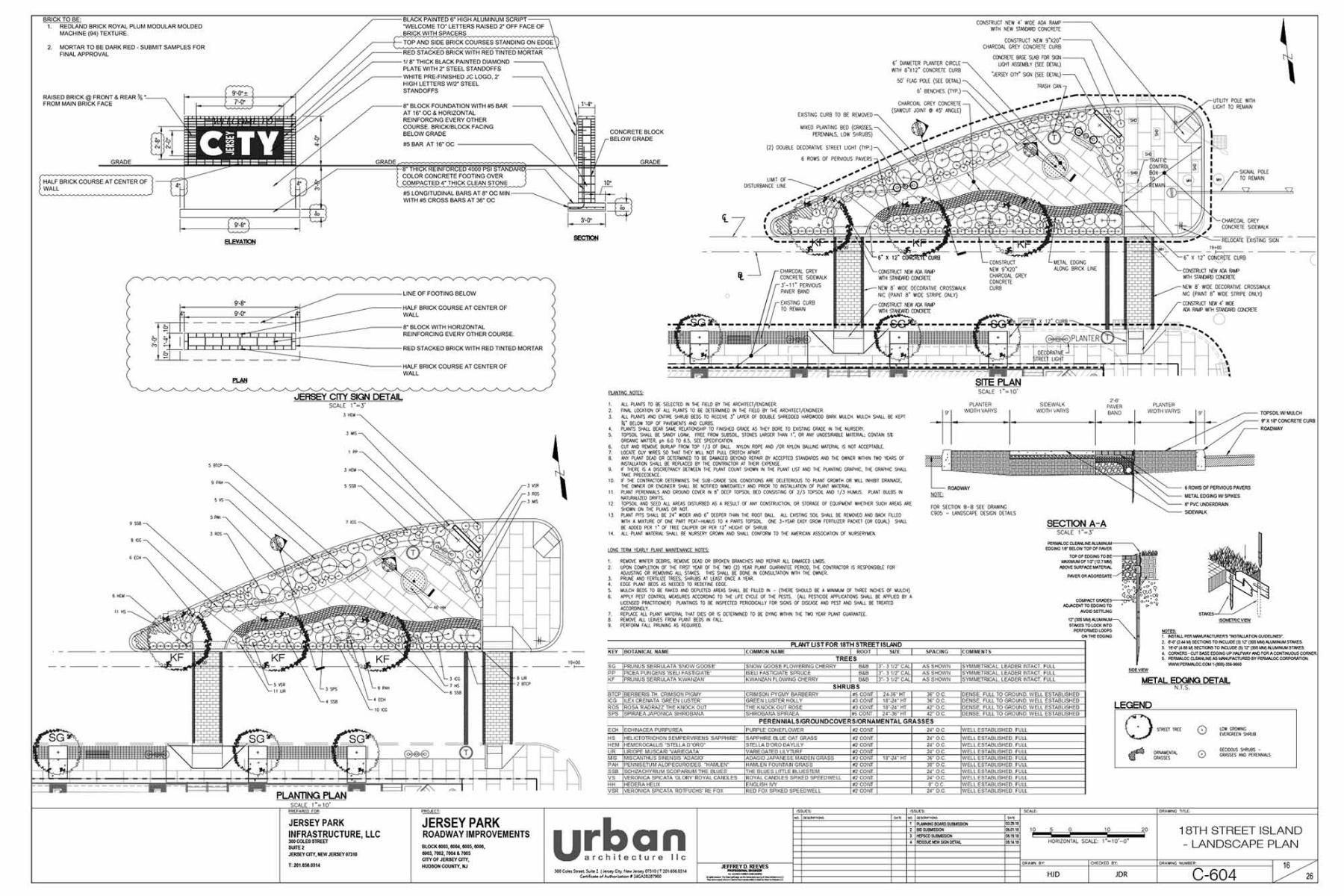 Approved Landscaping Plan 