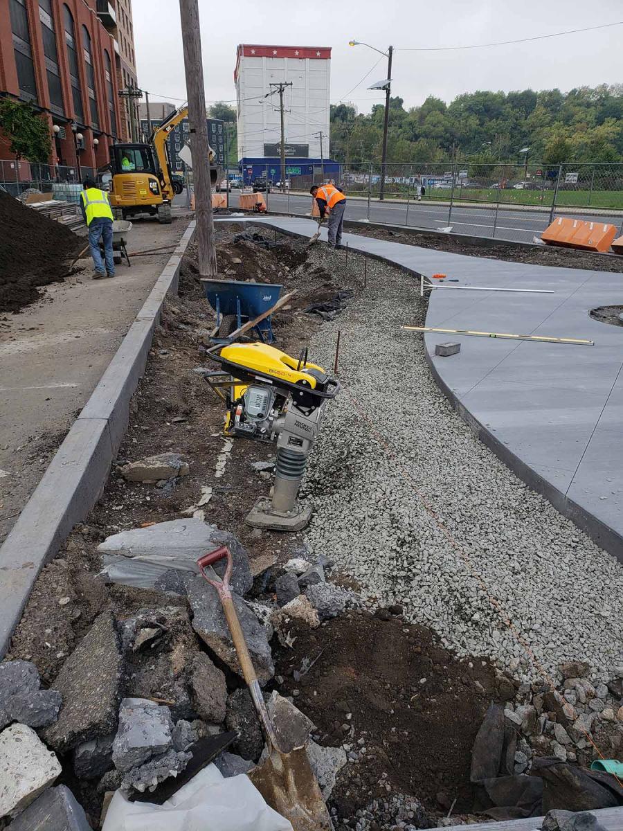 Construction of 18th Street Pocket Park