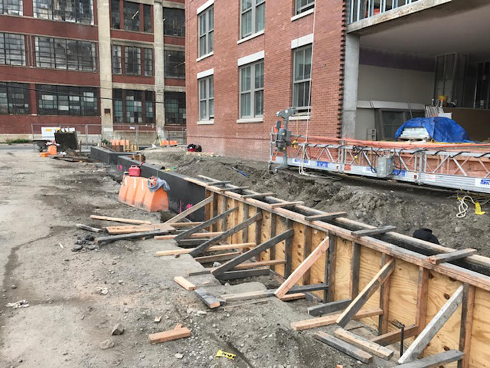 Inspecting High Curb Construction