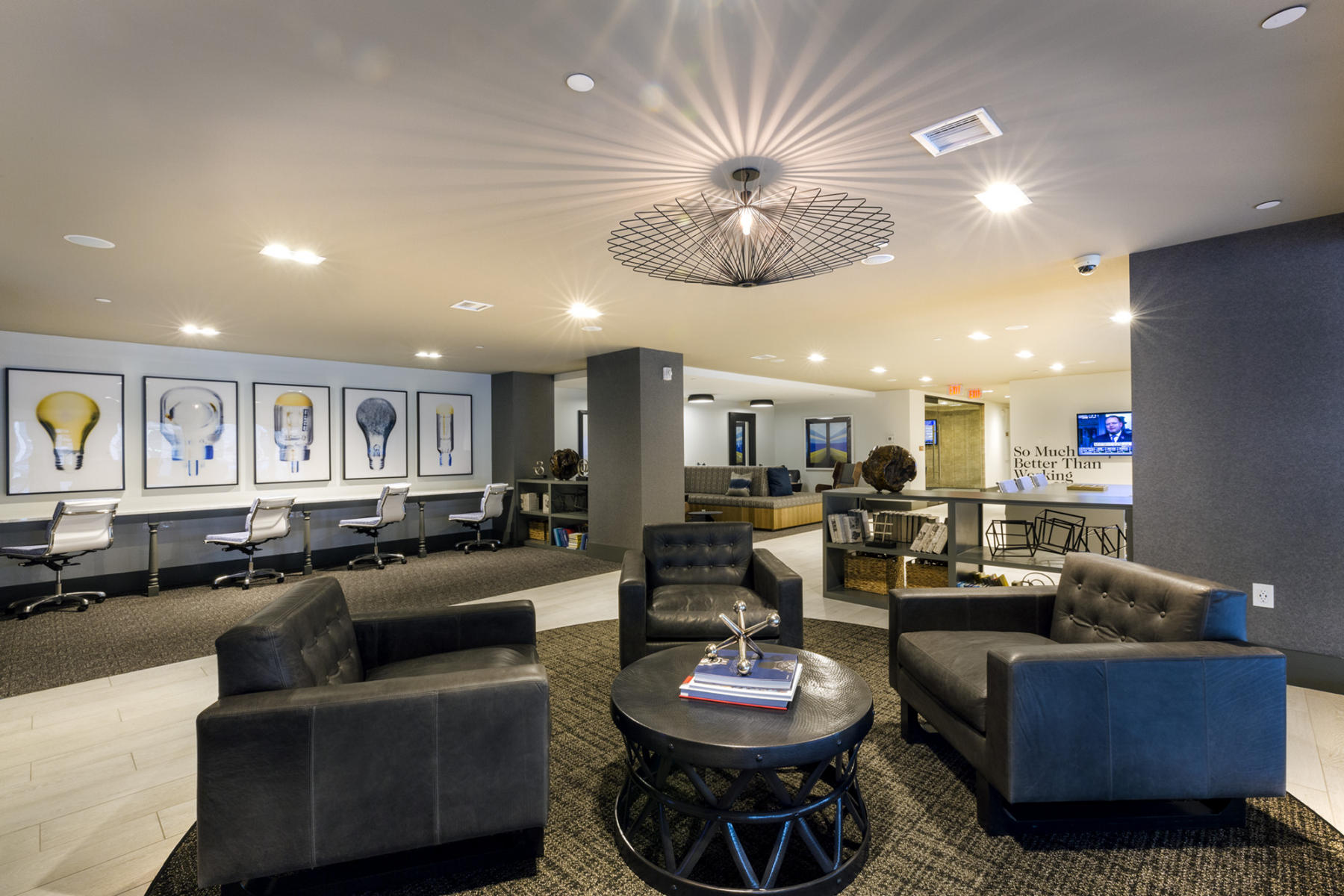 Interior design of the Soho Lofts project