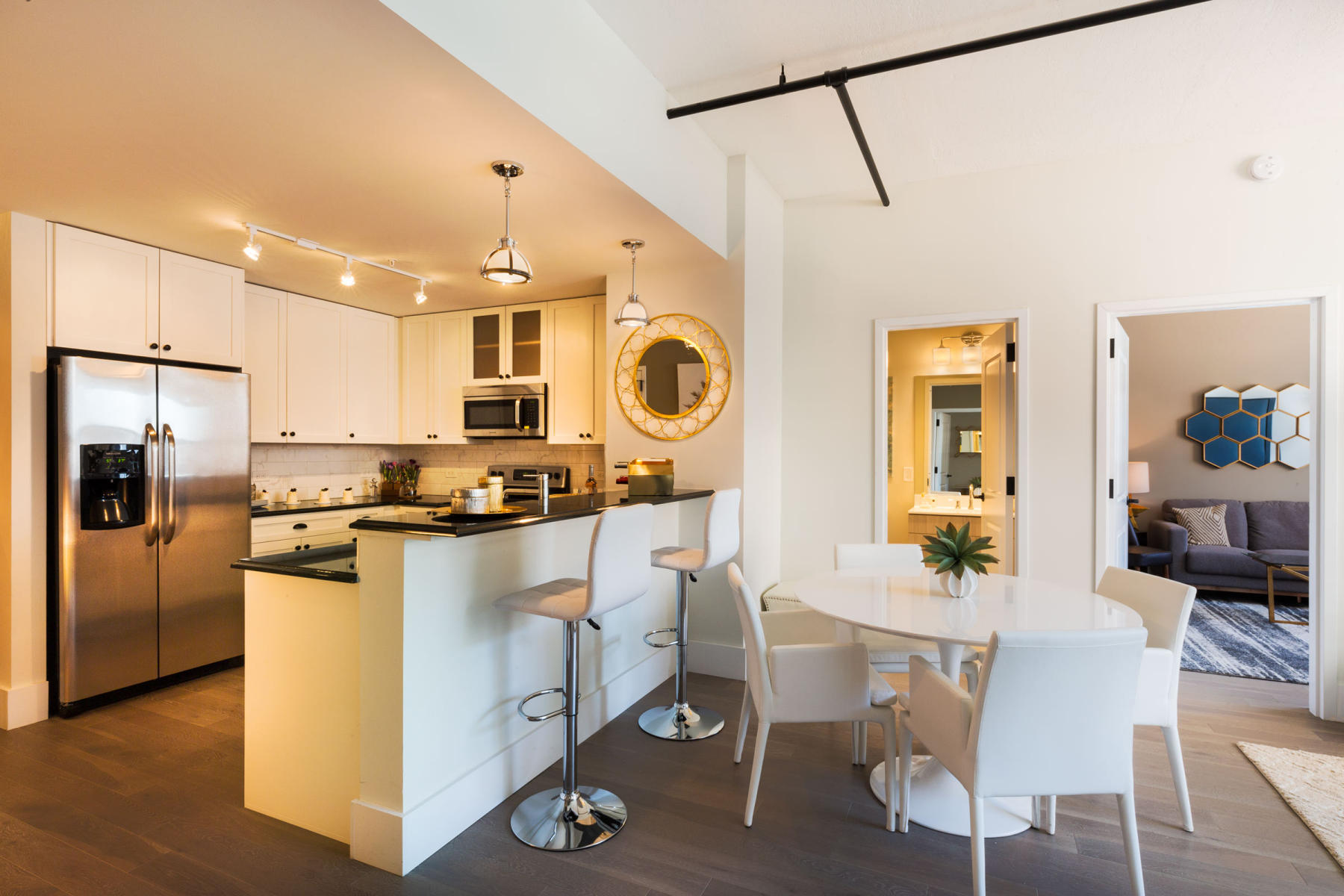 Interior design of the Soho Lofts project