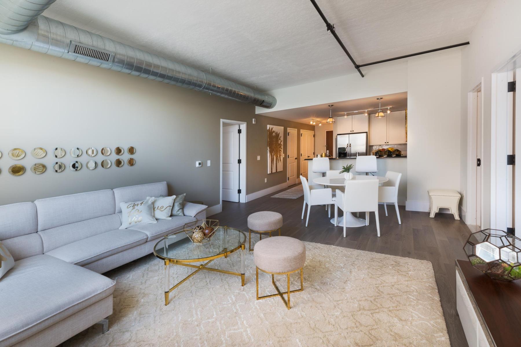 Interior design of the Soho Lofts project