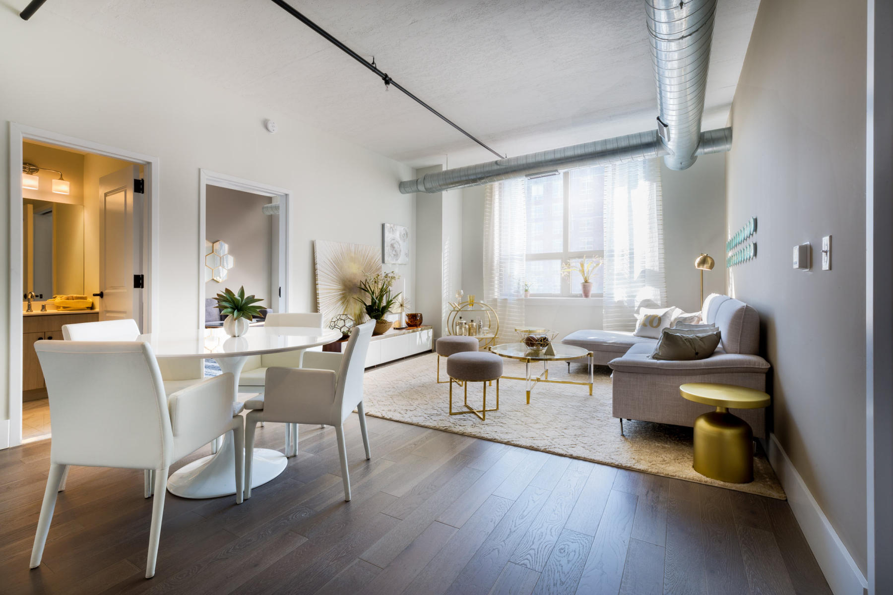 Interior design of the Soho Lofts project