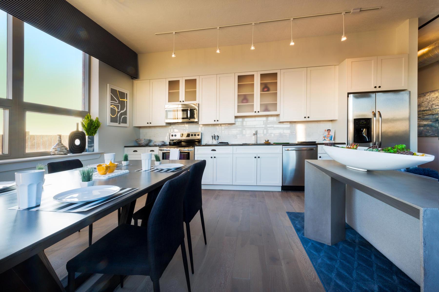 Interior design of the Soho Lofts project