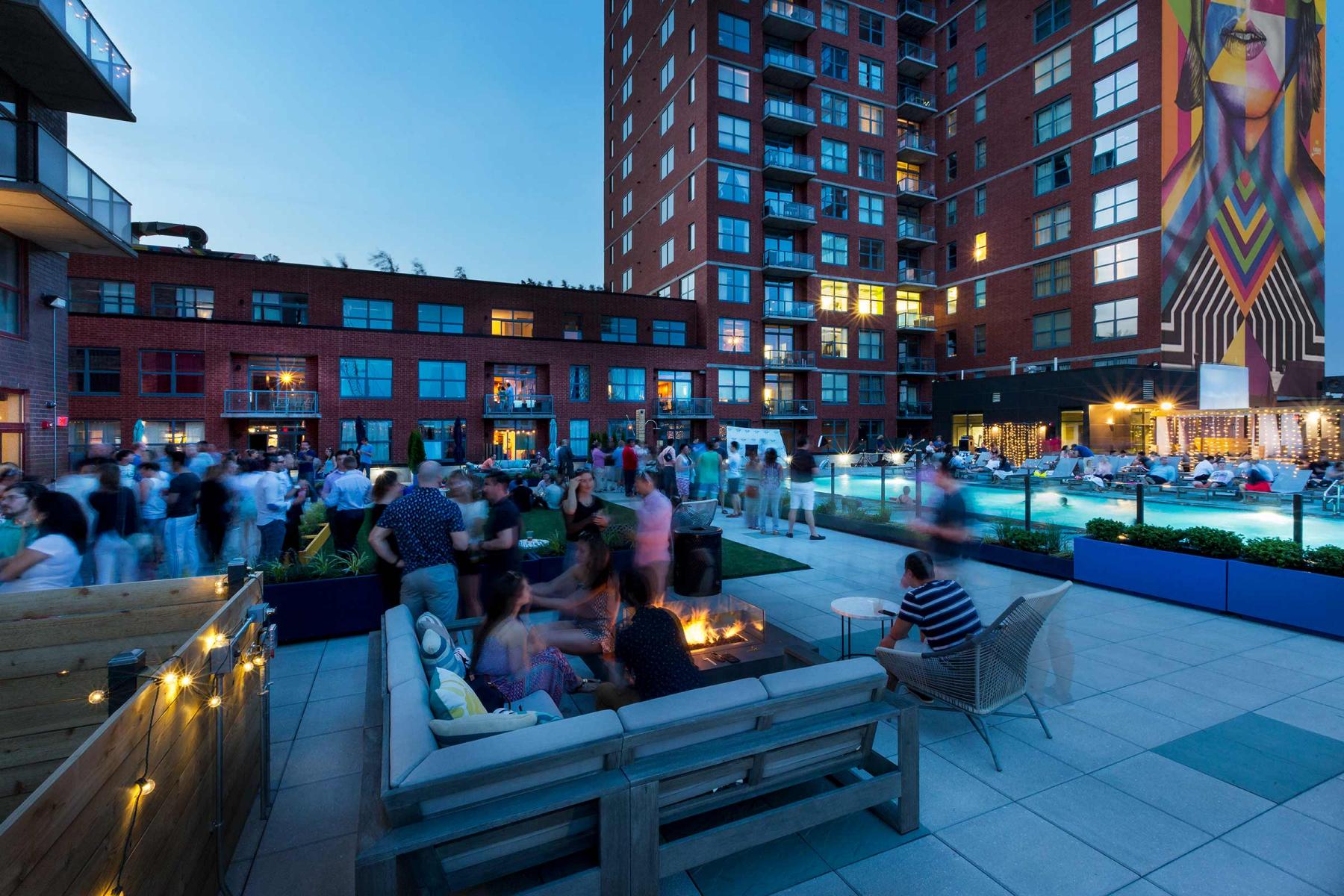 Cast Iron Lofts II - pool deck