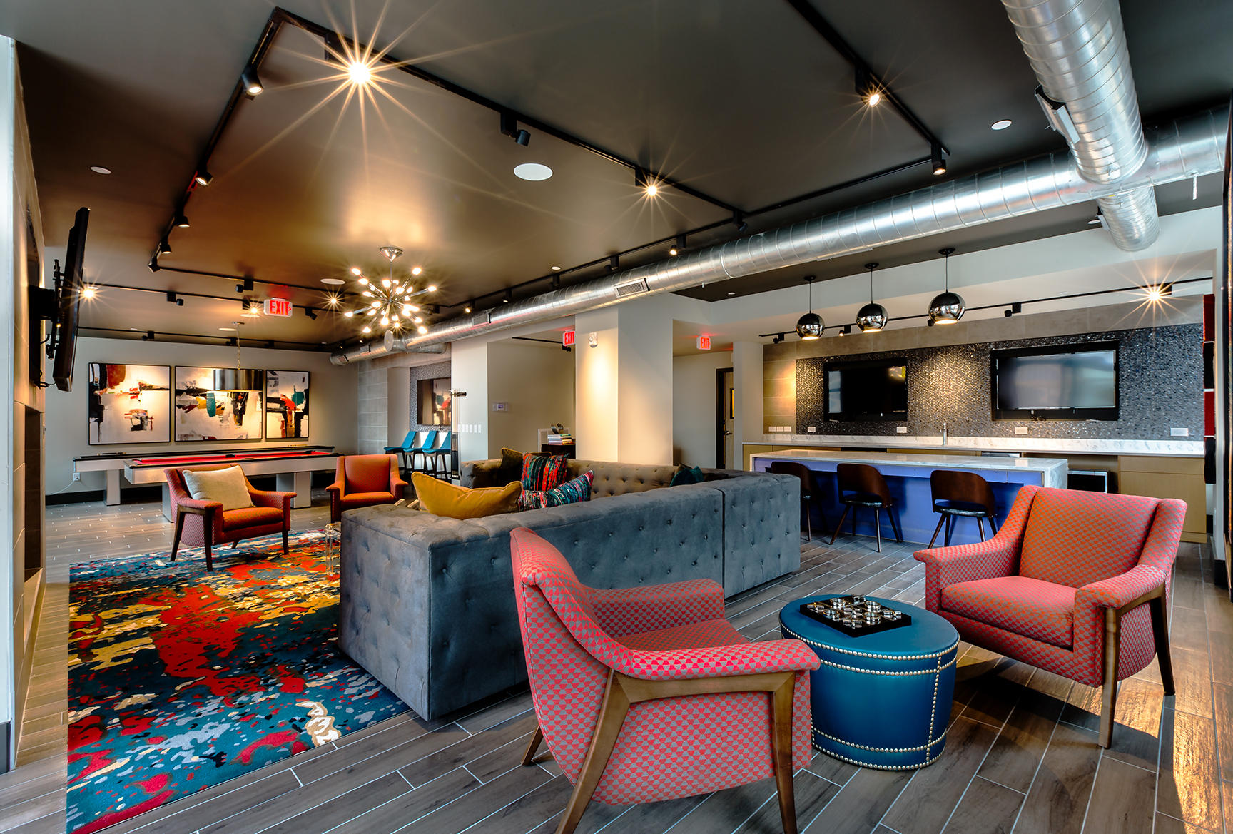 Interior design of Cast Iron Lofts II project